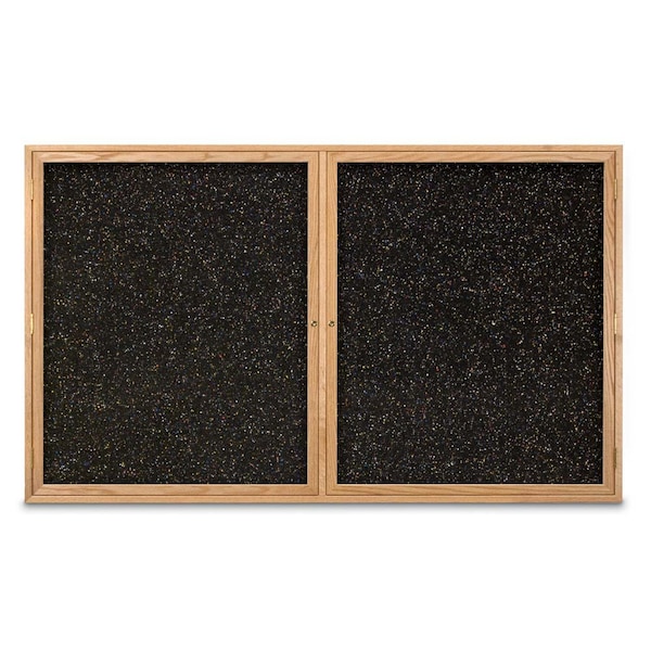 Sliding Door Indoor Enclosed Corkboard, 7